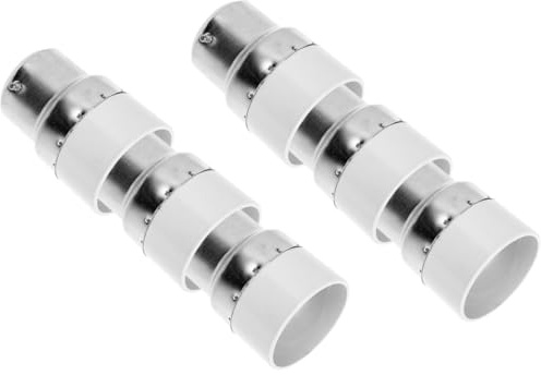 Adaptateur de Lampe B22 vers E14 6pcs, Prise de Courant pour Ampoule | PC Cuivre Blanc, Corridor Bureau, Résistant aux Fuites, Ignifuge, Sûr L'arc