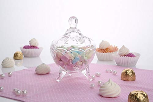 1 tarro de caramelo estilo retro | azucarero | Regalo de boda 13 cm de alto Florencia