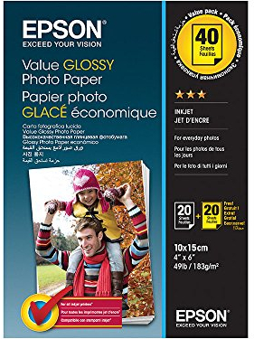Epson C13S400044 Fotopapier, 40 Blatt, 10 x 15 cm 2644552