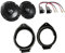 LSP-Set: JVC CS-J620X Boxen 300 Watt für Opel Astra J (P-J) + Lautsprecher Ringe + Adapter Front Tür
