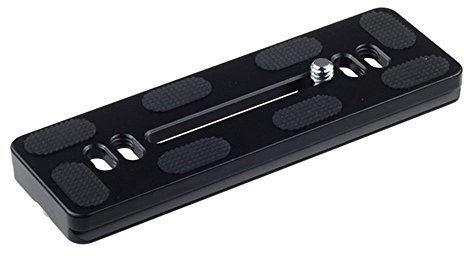 Harwerrel 120mm Placa de liberación rápida Compatible con Arca Swiss para Trípode Cámara Cabezal de Rótula