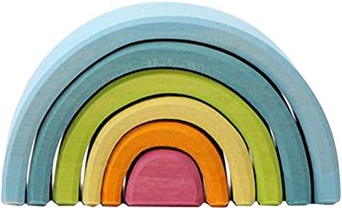 Grimm's Spiel und Holz Design Kleiner Regenbogen Pastell