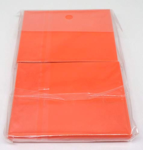docsmagic.de 100 Mat Orange Card Sleeves Standard Size 66 x 91 - Kartenhüllen - PKM MTG