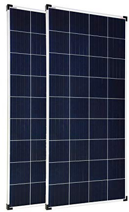 enjoy solar Poly 100 W 12V Polykristallines Solarpanel Solarmodul Photovoltaikmodul ideal für Wohnmobil, Gartenhäuse, Boot