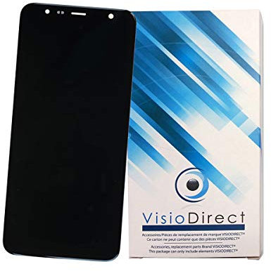 Visiodirect Ecran Complet pour Samsung Galaxy J6 Plus SM-J610F Rouge Taille 6 Vitre Tactile + écran LCD Téléphone Portable