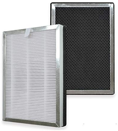 PUREBURG 2-Pack Replacement 3-IN-1 High efficiency HEPA Filters Compatible with Medify MA-25 (MA-25 B/W/S) Air Purifier