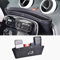 SHIFENG Aufbewahrungsbox für Smart 451 453 fortwo forfour Auto-Armaturenbrett-Sitz, Innenzubehör, Schwarz mit Logo