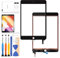 LADYSON per iPad Mini 4 Schermo di Ricambio per iPad Mini4 A1538 A1550 8.9 Touch Digitizer Vetro Touchscreen Parti di Riparazione Kit di Montaggio con Vetro Temperato(LCD Non Incluso) (Nero)