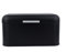 Les-Theresa Large Bread Box,Solid Color Retro Metal Bread Bin Box Storage Container for Kitchen Countertop(Black)