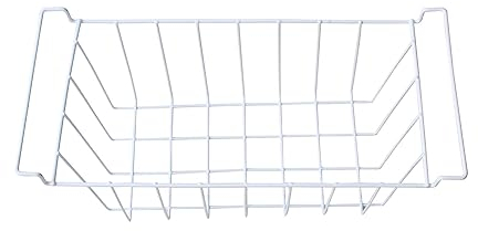 yaoqijie Chest Freezer Hanging Storage Baskets Freezer Baskets for Refrigerator Food Basket Storage Hanging Basket Lasting (Color : 375x220x175mm)