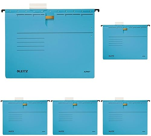 Leitz Hängehefter 1984-35 blau VE:5 (Packung mit 5)