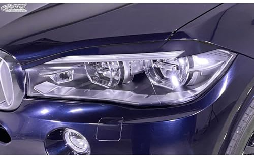 RDX Scheinwerferblenden passgenau | kompatibel mit BMW X5 F15 2013-2018 (ABS)