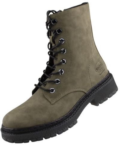 Dockers by Gerli Damen Stiefelette Khaki EU 39