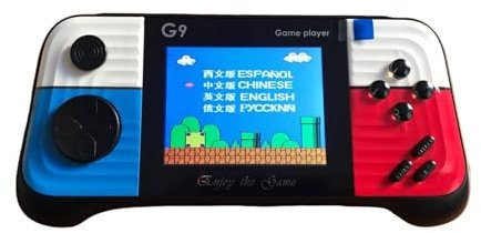 Genérico Consola de juegos portátil G9 de alta definición, consola retro 3.0 pulgadas CON 666 juegos, mando integrado, compatible con conexión de TV, preparate para revivir tu infancia.