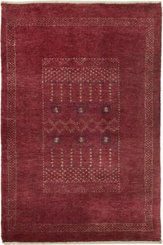 Nain Trading Gabbeh Loribaft 60x90 Handgeknüpft Modern Orientteppich Teppich Wolle Indien