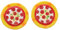 Cabilock 2 Stück Kühlschrankmagnete Niedliche Kühlschrankmagnete Pizza Magnet Kalender Magnetischer Kühlschrank Magnetisches Whiteboard 3D Pizza Kühlschrank Aufkleber Kühlschrank