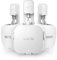 CUHIOY Wall Mount Holder for Eero Pro 6 or Eero pro 6E, Wall Bracket with Cord Management, No Drilling Holder Compatible with Vertical or Horizontal Outlets, Easy to Nail on Wall (White, 3Pack)