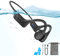 Generico Cuffie Conduzione Ossea Impermeabilità IP68,Auricolari Wireless Bluetooth 5.3 con Microfono, Lettore musicale e Memoria 32GB Integrata Open Ear Auricolari Bluetooth per Corsa,Nuoto (Black)