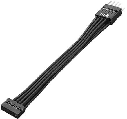 Riiichflowshop Cavo USB 9 Pin Maschio a 11 Pin Femmina, Lunghezza 10 cm, Adatto per Scheda Madre e Chassis, Per Computer Portatile, PC e Console da Gaming