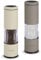 TLYSXPRO Salt and Pepper Grinder Set with Adjustable Coarseness | Manual Pepper Mill Grinder with Refillable Design | Ceramic Core | Kitchen Essential (2 Packs, Greige&Buttercream)
