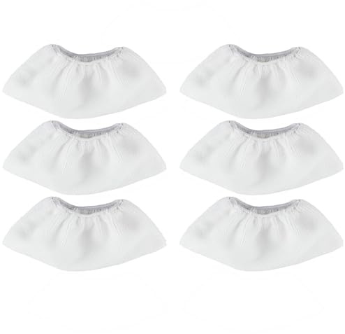 6 Stück Dampfreiniger Mikrofaser Ersatztücher Set, Hochwertige Dampfreiniger Zubehör, Dampfreiniger Ersatzbezüge für Handdampfreiniger, Waschmaschinengeeignet