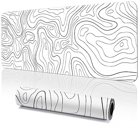 EFISH Gaming Mouse Pad 800x300mm Large Gaming Mouse Mat with Stitched Edges,XL Mouse Pad with Non-Slip Base,Extended Large Size Mouse Pads,Keyboard Pad with Water Resist Surface,Office/Gaming.Y5