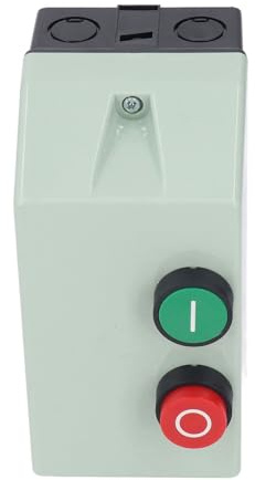 ERYUE Magnetischer Schaltkasten mit Mystisch/fantasy-hemmender ABS-Abdeckung für 3-kW-Einphasenmotoren – Ideal für Elektromotor-Starter, Steuerschalter – Wasserdicht, Passend die Garage zu Hause