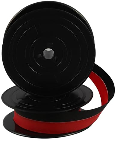 Gogogmee Doppelspulen Schreibmaschinenband Zweifarbig Schwarz Rot Kompatibel mit Feiyu Changkong Mechanischen Vintage Schreibmaschinen ABS Nylon Hochauflösender Druck