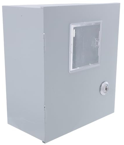 BIUDECO Meter Box Energy Meter Case Iron Electrical Junction Box Weatherproof Outdoor Protective Distribution Panel