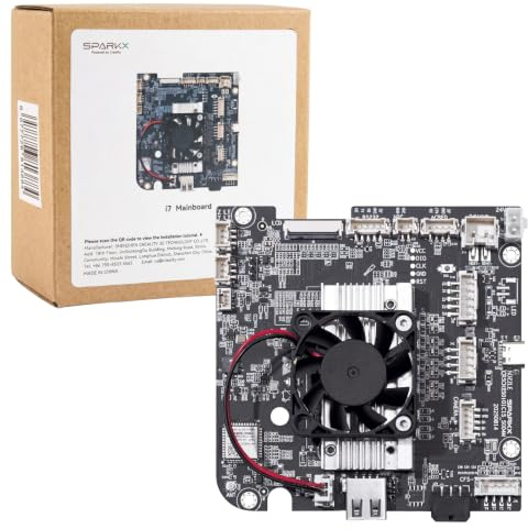 Creality Scheda madre ufficiale SPARKX i7 (Intl Ver.), kit scheda madre originale i7 con chip T113-S4, scheda di controllo a 32 bit, scheda di controllo CR4NU200360C22 con driver silenziosi per SPARKX