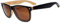 iceBoo Sunglasses Plastic lightweight frame matte wood wooden grain pattern effect, Plastic lens UV400 (Wood grain pattern lightweight plastic frame (W5023)