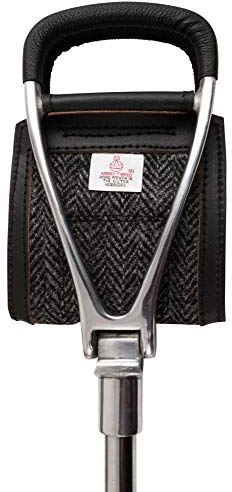 Charles Buyers Harris Tweed & Leather Shooting Seat Stick