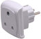 Sudafrica Adattatore Tipo M a 3 Pin Grandi Convertitore (Non per spina indiana di tipo D a 3 pin) a Presa UE a 2 Pin/Presa Italia con Otturatore di Sicurezza