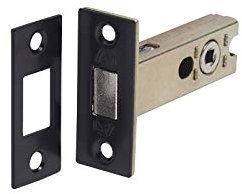 Bathroom Deadbolt Lock 76mm / 57mm Backset Matte Black