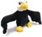 Onwomania Plüschtier Kuscheltier Stoff Tier Adler schwarz Greifvogel 17 cm