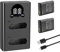 2X EN-EL23 Batterie de Rechange Compatible avec Coolpix P600, P610, P610s, B700, P900, P900s, S810c Camera