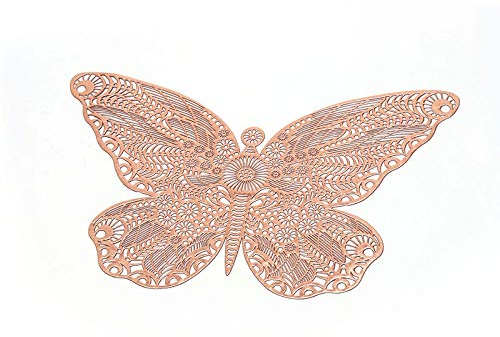 SONGR Tovaglietta Sottopiatto Termoisolante A Forma Speciale in Tessuto 6 Pezzi, Sottobicchiere, Sottopiatto Antiscivolo E Resistente All'Olio-Oro Rosa (4 Pezzi)_30 * 45 Cm