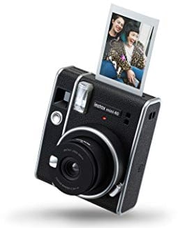 instax mini 40 instant film camera, easy use with automatic exposure, Black