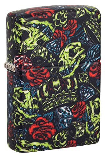 Zippo - GITD Snake Design, Sturmfeuerzeug, nachfüllbar, in hochwertiger Geschenkbox 49696 Reg Glow in Dark Matte Einheitsgröße