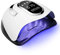 FAOKZE Lámpara Secador de Uñas 180W, 66 LEDS/UV Gel Esmalte de Uñas Curado Luz Máquina,4 modos de tiempo 10/30/60/99s y Pantalla LED Para Manicura/Pedicure Nail Art en el Hogar y el Salón