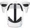 Stander Für Oculus Quest 2 / Quest 3 Gläser Wand Lagerung Holder Stand Griff Wall Mount Storage Headset Eva Hard VR Gamepad Controller Travel（Weiß）