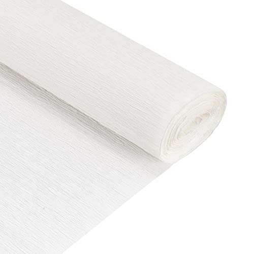 sourcing map Crepe Papel para Manualidades Bricolaje blanco