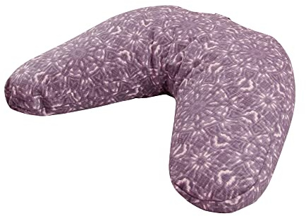 Hugger Mugger V-Shaped Meditation Cushion - Celestial Plum - Provides Support in Cross-Legged Sitting, Promotes Healthy Posture, Handmade in The USA