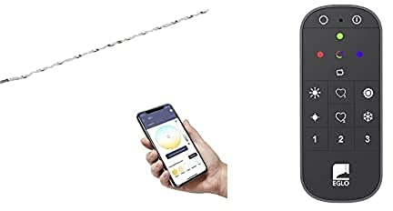 EGLO connect.z Smart-Home LED Band Stripe-Z Verlängerung, flexible Strip 2 m, inkl. Fernbedienung, Sprachsteuerung Alexa, Lichtfarbe (warmweiß-kaltweiß), dimmbar, selbstklebend, kürzbar