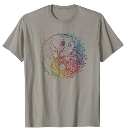Yin Yang Symbol, Baum des Lebens, Tai Chi, Qigong, Yoga, Taoismus T-Shirt