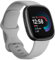 Vancle Armband kompatibel mit Fitbit Versa 4/Sense 2/Fitibit Versa 3/Sense für Frauen und Männer, verstellbares Ersatzarmband für Fitbit Versa 4/Sense 2/Versa 3/Sense, Grau L
