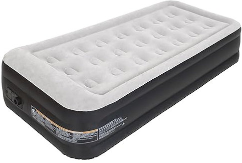 DIMAR GARDEN Materasso ad aria singola con pompa integrata, letto gonfiabile da 18,5 pollici per la casa, materasso gonfiabile