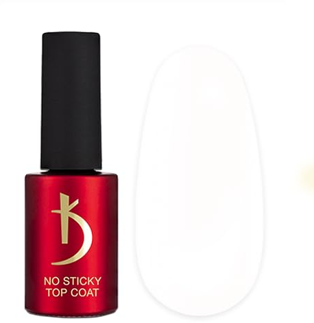 K Professional - Top Coat Gel UV - No Wipe Top Coat - Milchig -7ml- Überlack Nägel - Nagellack - GelNägel - UV LED - Milky Finish Gel Polish