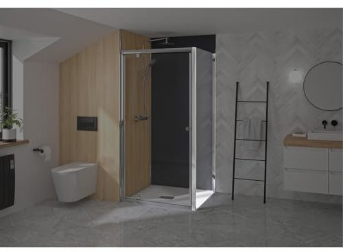 KINEDO - Paroi de douche SUPRA III FIXE 100cm profilé chromé avec verre transparent - KINEDO - PA1573CTN