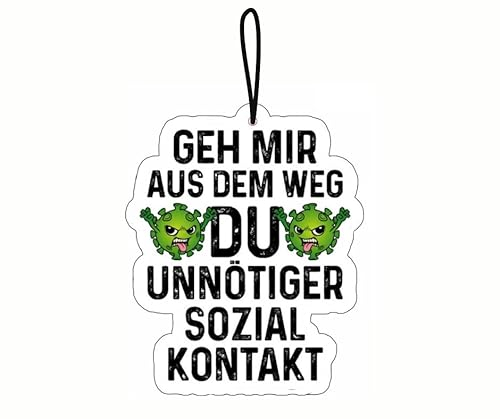 Geh mir aus dem Weg Duftbaum Auto, Auto Lufterfrischer, Car Air Freshener, Duftanhänger Auto, Auto Tuning, Auto Duftspender